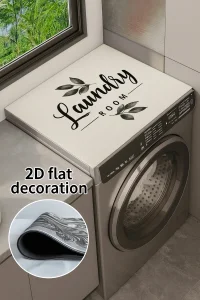 Valerine Life Çamaşır ve Kurutma Makinesi Üstü Düzenleyici Matı Örtüsü Kaymaz Sıvı Geçirmez 27CMD251022