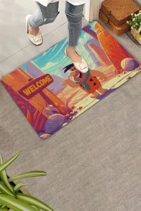 Valerine Life Fred Çakmaktaş Taş Devri Welcome Kapı Önü Paspası 45x70cm