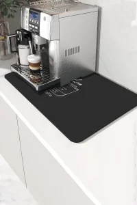Valerine Life Kahve Makinesi Matı Sıvı Geçirmez Kaymaz Yıkanır Çaycı Çay Espresso Makinesi Pad 35x45cm 27KHD250213