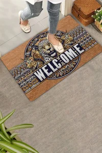 Valerine Life Kaplan Figürlü Welcome Kapı Önü Paspası 45x70cm