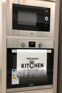 Valerine Life Kişiye İsme Özel Sultanın Kitchen Mutfak Kurulama ve Fırın Beyaz El Havlusu %100 Pamuklu 35x50cm