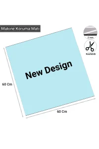 Promix Go Kişiye, İsme veya Aileye Özel Tasarım Private Label New Design Çamaşır Makinesi Matı 60x60cm