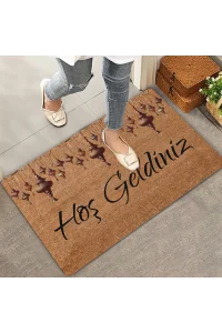 Valerine Life Sarkaç Kandiller Hoş Geldiniz Kapı Önü Paspası 45x70cm