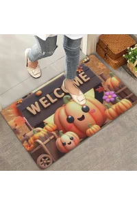 Valerine Life Sevimli Bal Kabakları Welcome Kapı Önü Paspası 45x70cm
