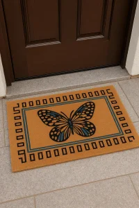 Valerine Life Velür Coco Dokulu Welcome Hoş Geldiniz Kapı Önü Dış Mekan Paspası 45x70cm 27YCM260102