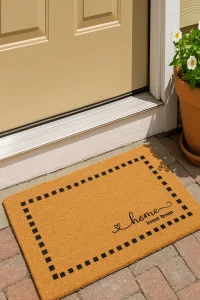 Valerine Life Velür Coco Dokulu Welcome Hoş Geldiniz Kapı Önü Dış Mekan Paspası 45x70cm 27YCM260116