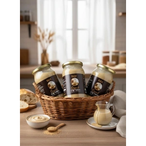 Organik Çiğ Tahin 1 Kg - 3lü Paket