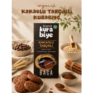 Organik Kakaolu Tarçınlı Kurabiye 55 Gr