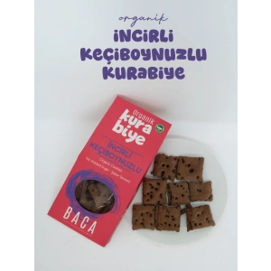 Organik Keçiboynuzlu İncirli Kurabiye 55 g