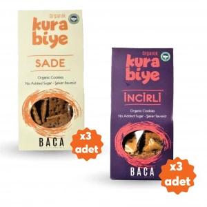 Organik Sade Kurabiye & Organik İncirli Kurabiye