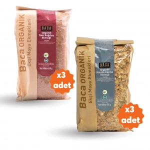 Organik Tam Buğday Ekmeği & Organik Büyülü Karma Ekmeği