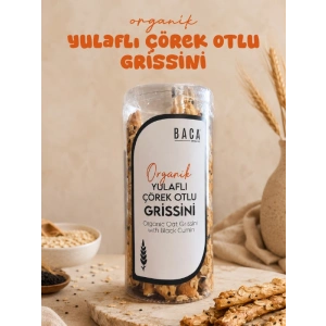 Organik Yulaflı Çörekotlu Grissini 120 Gr