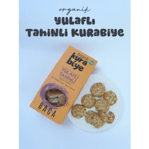 Organik Yulaflı Tahinli Kurabiye 55 Gr