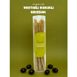 Organik zeytinli Kekikli Grissini