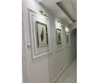 Boyanabilir Duvar Çıtası 4 Cm KESİMLİ HAZIR PAKET