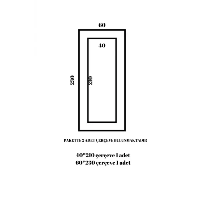 Boyanabilir Duvar Çıtası 2,5 Cm (KESİMLİ HAZIR PAKET)