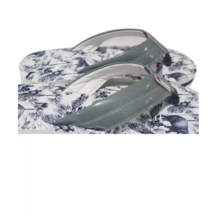 Yüksek Topuklu Tekstil Kolonlu Ultra Hafif Parmak Arası Kadın Yeşil Deniz Terliği 45016