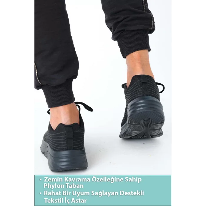 Supermark North Of Wild Rio Anorak Ultra Comfort Memory Foam Phylon Siyah Erkek Spor Ayakkabı 45007