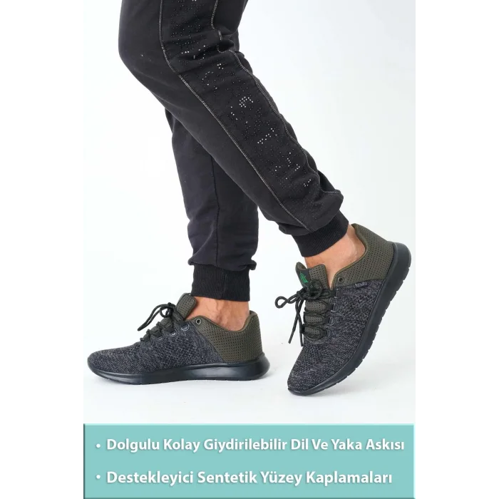 Supermark North Of Wild Mustang Tekstil Ultra Comfort Memory Foam Phylon Erkek Spor Ayakkabı 45003