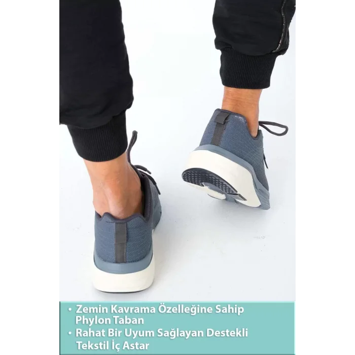 Supermark North Of Wild Rio Anorak Ultra Comfort Hafızalı Tabanlı Füme Erkek Spor Ayakkabı 45005