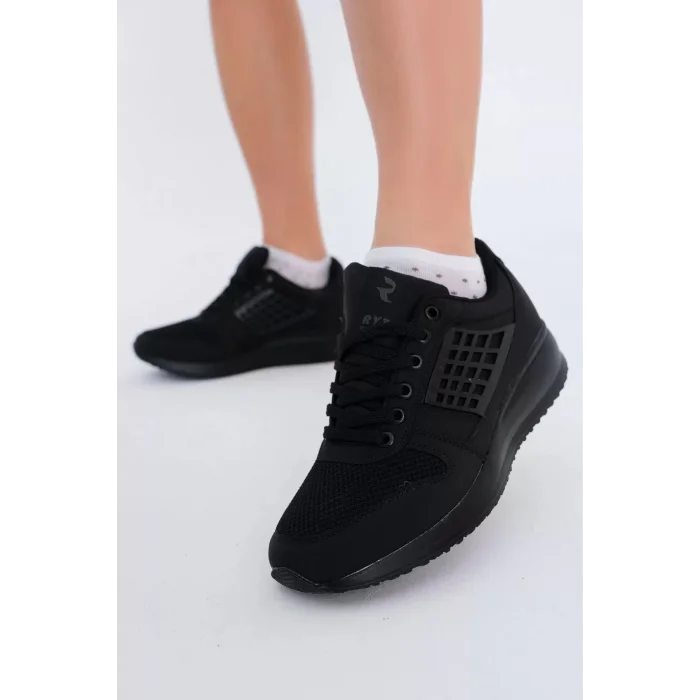 Supermark RYT Roma Ultra Comfort Memory Günlük&Koşu Siyah Kadın Spor Ayakkabı 45008