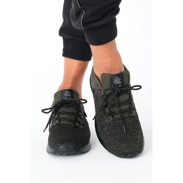 Supermark North Of Wild Mustang Tekstil Ultra Comfort Memory Foam Haki Erkek Spor Ayakkabı 45001