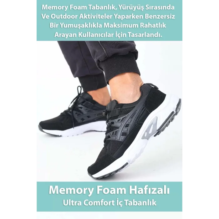 Supermark North Of Wild Jelventure Anorak Ultra Comfort Siyah Koşu&Günlük Erkek Spor Ayakkabı 45004