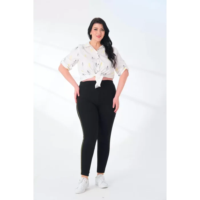 Lady Majestic Layla Toparlayıcı Push Up Büyük Beden Tayt 2113