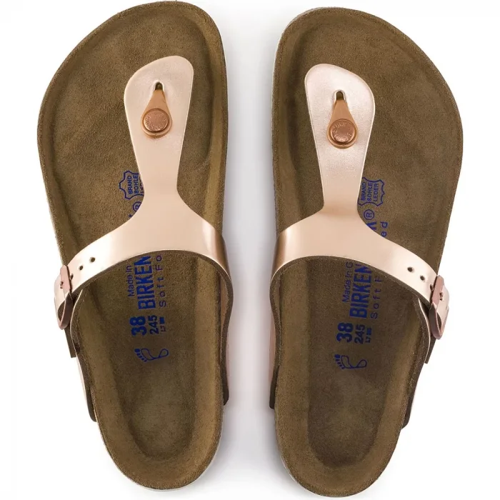 Birkenstock Gizeh 1005048 Soft Yumuşak Taban-Metalic Copper