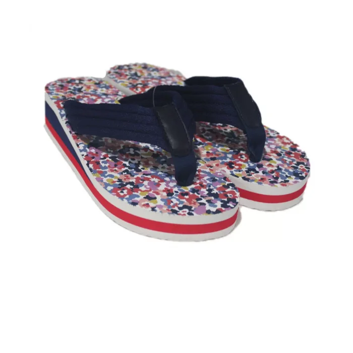 Hafif Yüksek Topuklu Parmak Arası Deniz Havuz Banyo Bahçe Kumsal Kadın Terliği 45016