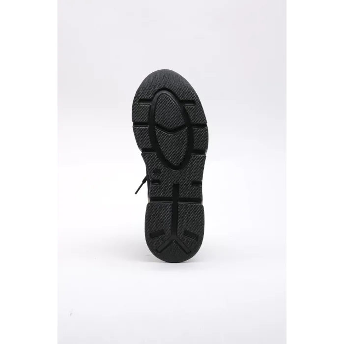 Kalın Taban Outdoor Kadın Sneaker Siyah Ayakkabı 45020