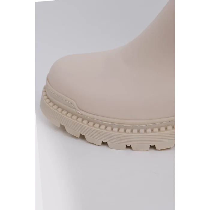 Rosewert Vegan Deri Termal Kauçuk Çizme Siyah 45025