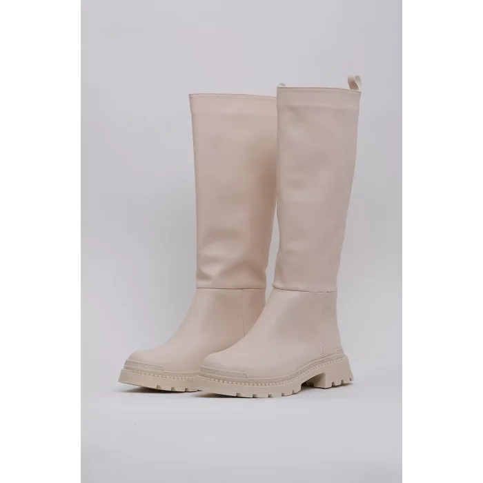 Rosewert Vegan Deri Termal Kauçuk Çizme Siyah 45025