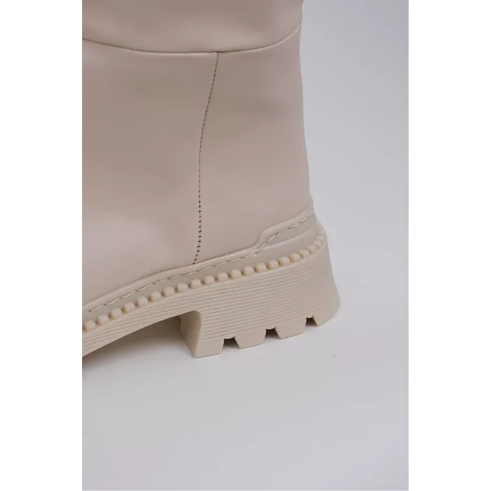 Rosewert Vegan Deri Termal Kauçuk Çizme Siyah 45025