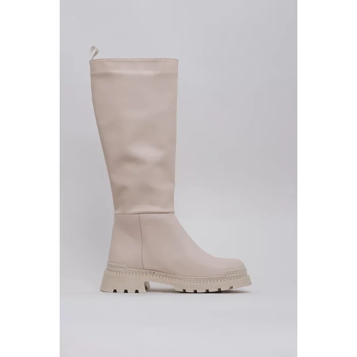 Rosewert Vegan Deri Termal Kauçuk Çizme Siyah 45025