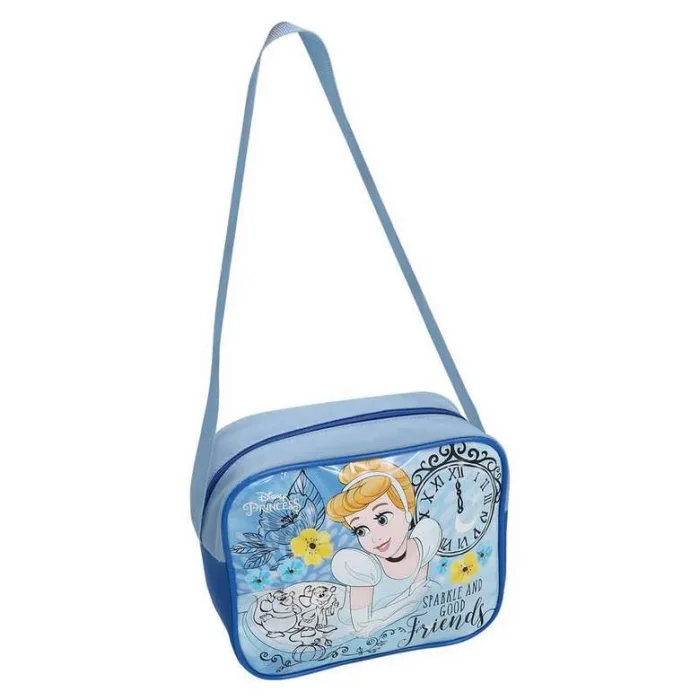 Disney Prenses Lisanslı Beslenmeli İlkokul Çantası Mavi Wide Sparkle