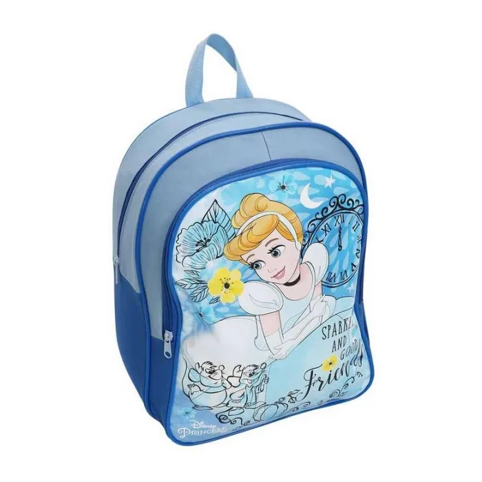 Disney Prenses Lisanslı Beslenmeli İlkokul Çantası Mavi Wide Sparkle