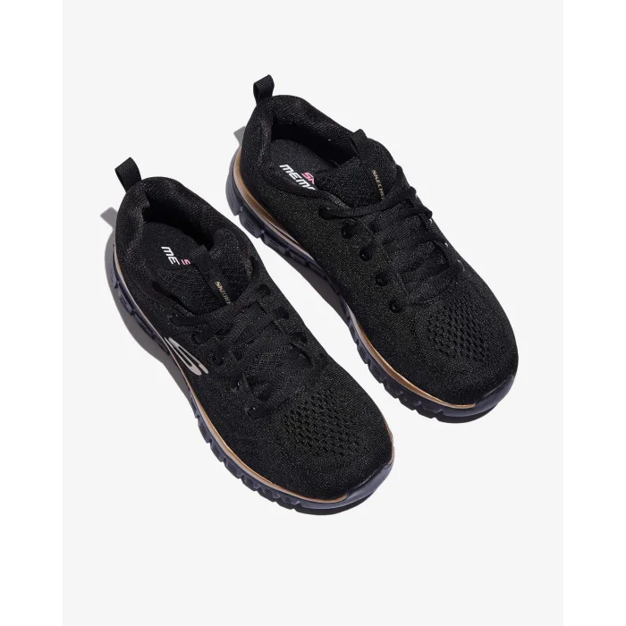 Graceful-Get Connected Kadın Siyah Spor Ayakkabı 12615 BKRG