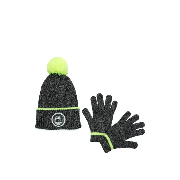 Kinetix Multı Colour Set-b-2pr Lacivert Erkek Çocuk Atkı Bere MULTI COLOUR SET-B-2PR