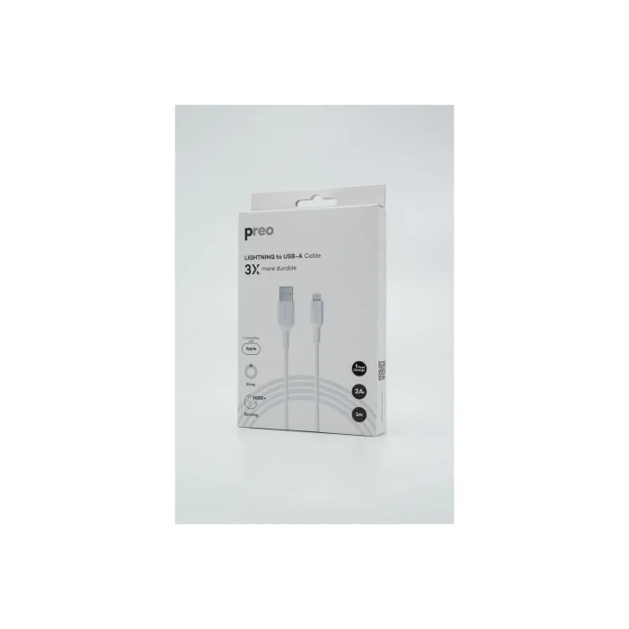 Preo Mmu108 2A-ligthning Non Mfı Usb-a To Lightning Kablo 1m