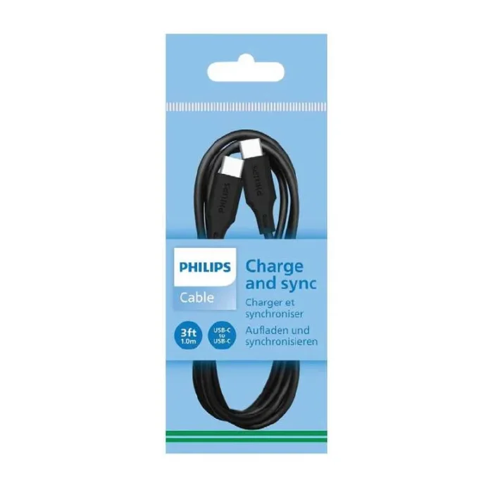 Philips charge and sync Şarj Kablosu 1 metre USB-C / USB-C