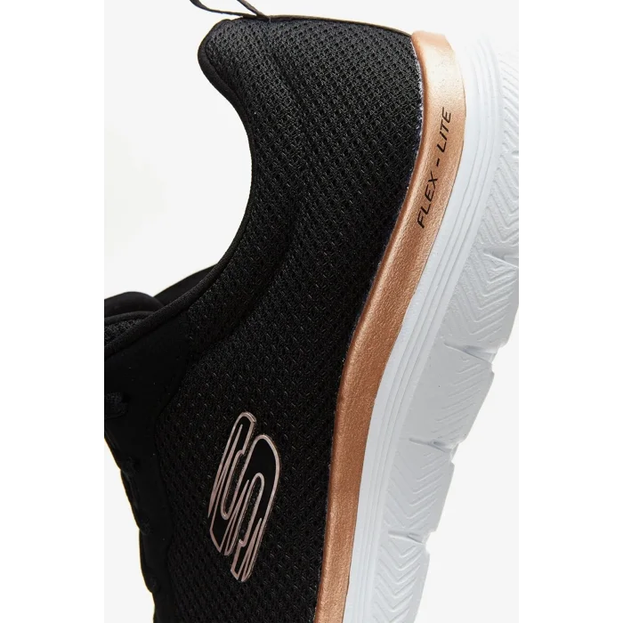 Skechers Flex Appeal 4.0 - Brilliant V Kadın Siyah Spor Ayakkabı 149303 BKRG