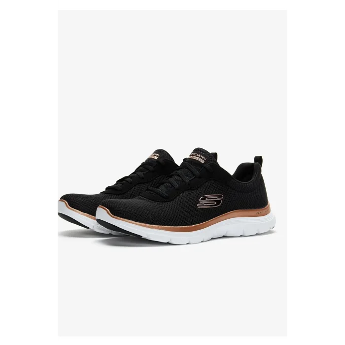 Skechers Flex Appeal 4.0 - Brilliant V Kadın Siyah Spor Ayakkabı 149303 BKRG