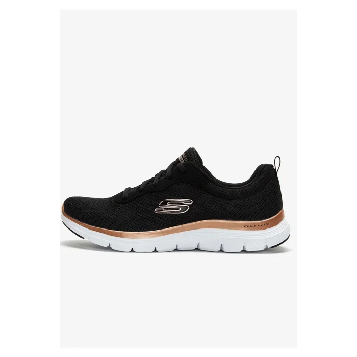 Skechers Flex Appeal 4.0 - Brilliant V Kadın Siyah Spor Ayakkabı 149303 BKRG