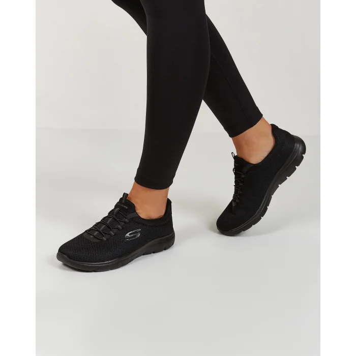 Summits Kadın Siyah Spor Ayakkabı 12980 BBK