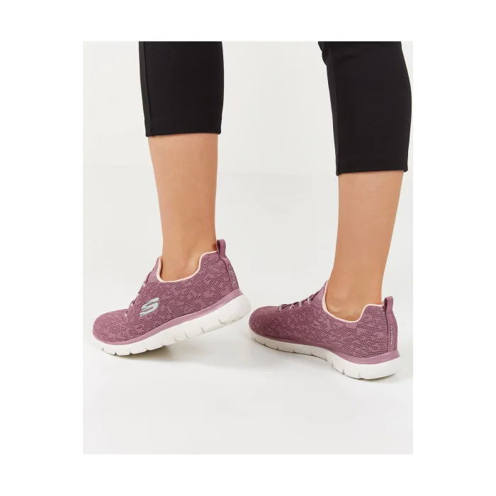 Summits - Leopard Spot Kadın Mor Spor Ayakkabı 149037 MVE