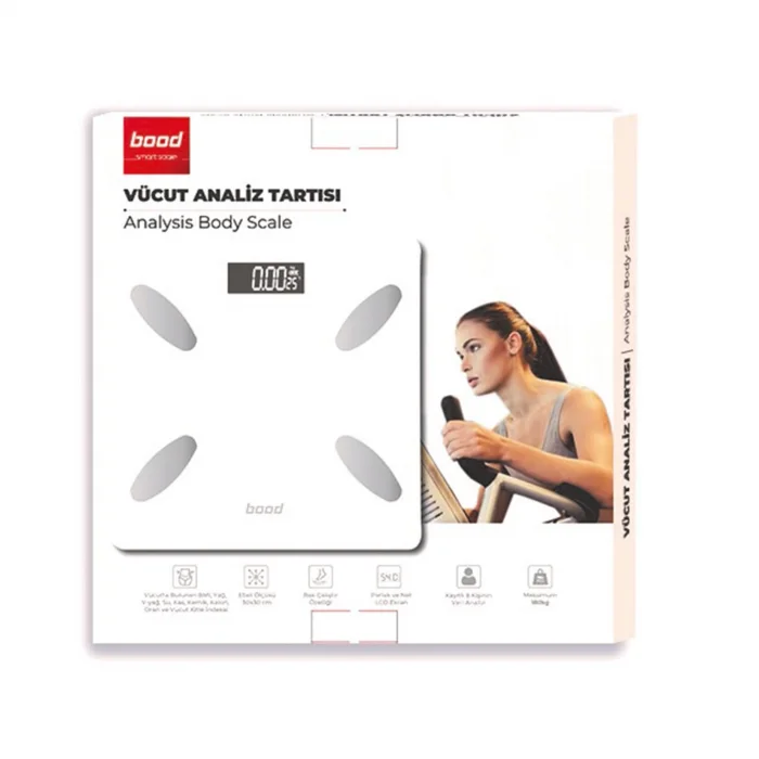 Bood VÜCUT ANALİZ TARTISI BASKÜL ANALYSİS BODY SCALE TR-95