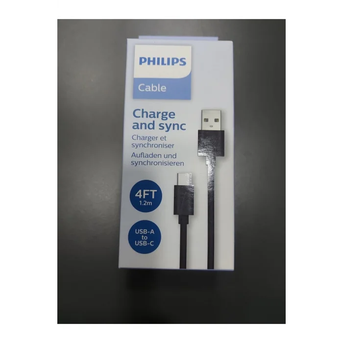 Philips Type-c Charge and sync 4ft 1.2m Hızlı Şarj Kablosu