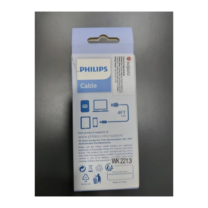 Philips Type-c Charge and sync 4ft 1.2m Hızlı Şarj Kablosu