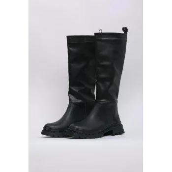 Rosewert Vegan Deri Termal Kauçuk Çizme 45025